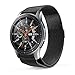 Kartice Compatible Gear S3 Band,Galaxy Watch (46mm) Bands,22mm Milanese Loop Stainless Steel Strap Wrist Replacement Band for Samsung Gear S3 Frontier/Gear S3 Classic Smart Watch (Black)