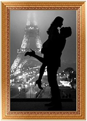 Yeefant Character Couple Embroidery Paintings No Fading 5D Canvas Rhinestone Pasted DIY Diamond Cross Stitch Home Wall Decor for Bedroom Living Room,12x16 Inch