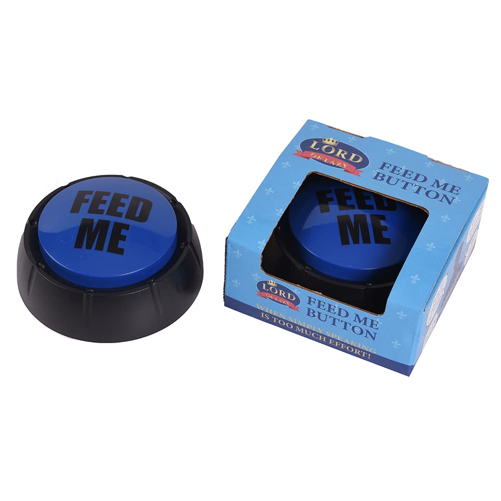 Diabolical DP1151 Feed Me Button - Funny Gifts for Men, Gifts For Husband Birthday Present, Funny Secret Santa Gifts for Men, Joke Gifts for Men, Stocking Fillers for Men