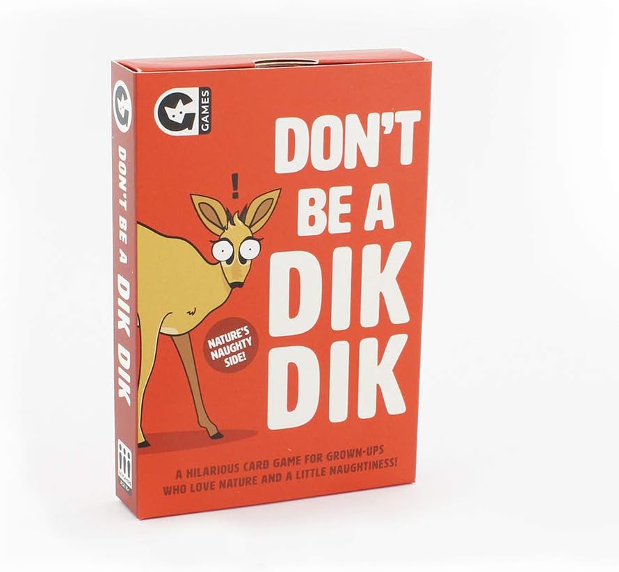 Ginger Fox Dont Be A Deer Deer Card Game | Naughty Nature Names Party Game 16+