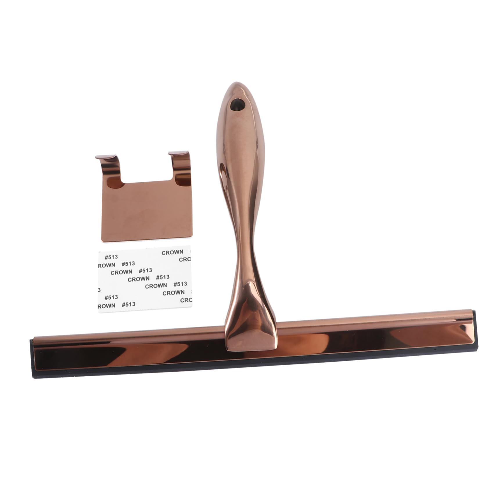 HAPINARY Stainless Steel Shower Squeegee for Bathroom Window Wiper with Handle for Glass Car and Mirror Cleaning Practical Water