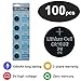 CELEWELL Bulk 100 Pack CR1632 3V Battery Lithium Coin Cell