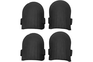 MIDREMER 2 Pair Gardening Knee Pads EVA Protective Knee Pads Lightweight Waterproof Soft Foam Cushion Knee Sleeves with Adjustable Straps for Home Cleaning Construction Work Outdoor Sports Gardening (Black)