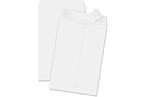 Quality Park Redi-Strip Catalog Envelope, 6.5 X 9.5-Inch, Box of 100, White (44334)