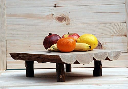 12-13" inches Wooden square cake stand,stand for cupcakes,wooden plate,wedding square stand,rustic square cake stand,square wooden Cookie Stand