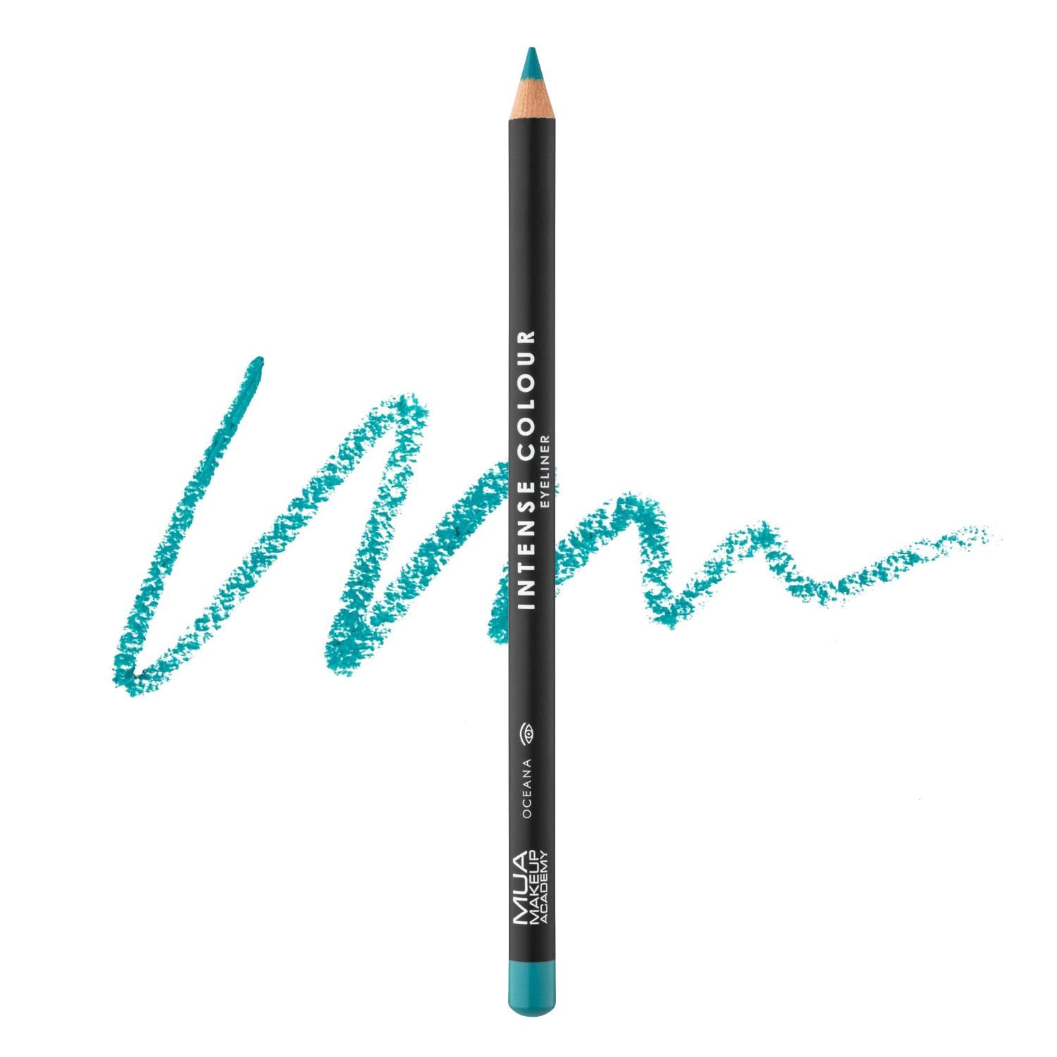 MUA Makeup Academy Intense Colour Pencil Eyeliner, Oceana - Vegan & Cruelty Free