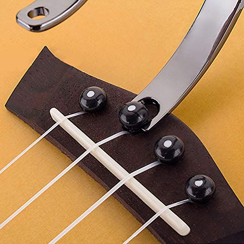 Universal Black Stainless Steel Metal Capo with 9pcs Random Color Picks for Acoustic Instruments Electric Guitar Bass Ukulele Banjo Mandolin Essentials