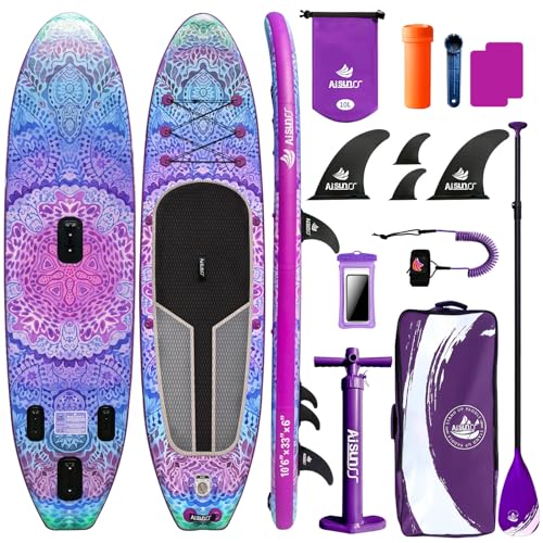 AISUNSS Inflatable Stand Up Paddle Board