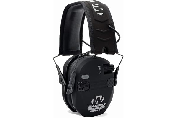 Walker's Razor Quad Electronic Muffs- 4 Mic 360 Degree Sound Capture