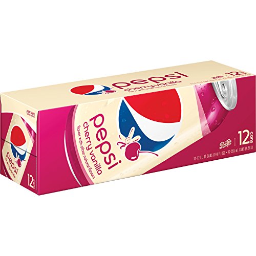 Pepsi Cherry Vanilla Cans, 12 Count, 12 fl oz Cans