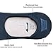 Men's No Show Socks 5 Pack Casual Ankle Low Cut Loafers Invisible Non Slip Boat Liner Socks (Multi-1)