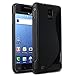 TPU Rubber Black Cover Case For Samsung Infuse 4G i997