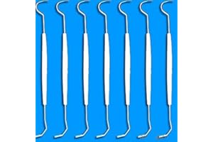Pevor 100pcs Sterilized Disposable Dental Probe Double Ends Explorer Plastic Handle