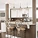 SEEBLEN Plug in Pendant Light Gold Hanging Light Fixture with 15 Ft Plug in Cord On/Off Switch Vintage Metal Cage Pendant Light Fixtures