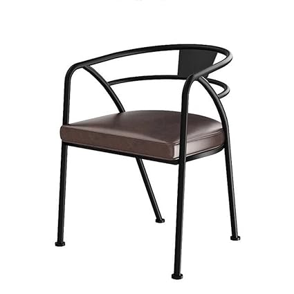 Amazon Com Bar Stool Vintage Wrought Iron Chairs Back Armchair