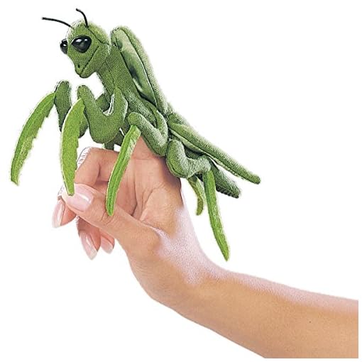 Folkmanis Mini Praying Mantis Finger Puppet