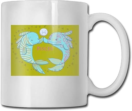 Amazon Co Jp かわいい魚座デザインパーソナリティファッションコーヒーティーマグ 家族や友人への完璧な贈り物312ml ホーム キッチン