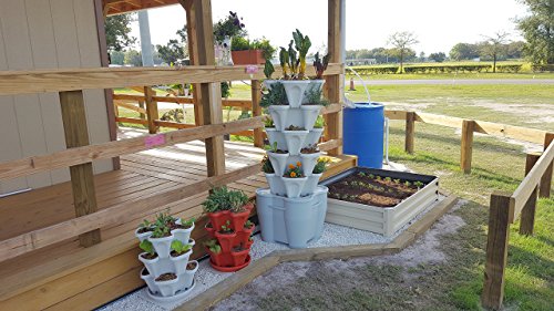 image for Mr. Stacky Metal Raised Garden Bed Kit - Elevated Planter Box For Grow