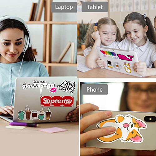 Stickers for Water Bottles, Waterproof Aesthetic Quality Vinyl Stickers 50pcs with Packaging Box for Teens Kids Girls - Perfect for Laptop, Hydro Flask, Phone, Travel Case, Refrigerator