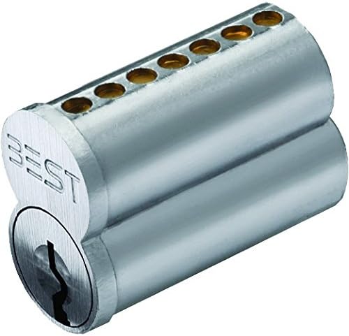 Stanley Best 1C7M1626 Best 1C 7 Pin Uncombinated Core, M Keyway, Satin Chrome