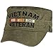 U.S Military Vietnam Veteran HAT Embroidered Military Ball Cap Khaki Stonewashed