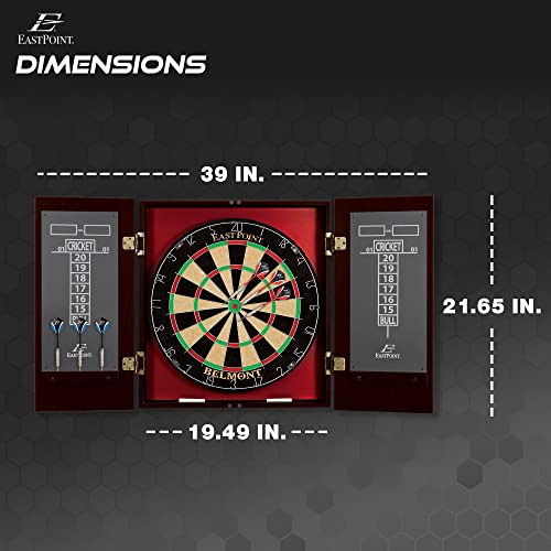EastPoint Sports Belmont Bristle Dartboard and Set Features