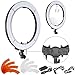 Neewer 18 inches Outer Dimmable SMD LED Ring Light with Battery Holder, Filters and Power Adapter with US/EU Plug for Makeup Photo Studio Portrait YouTube Video Shooting (Battery Not included)