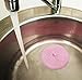 Drain Stopper for Bathroom Kitchen and Laundry in a Pink Daisy Design made from Quality Food Grade Silicone, Fits Most Drain Holes (1, Pink)