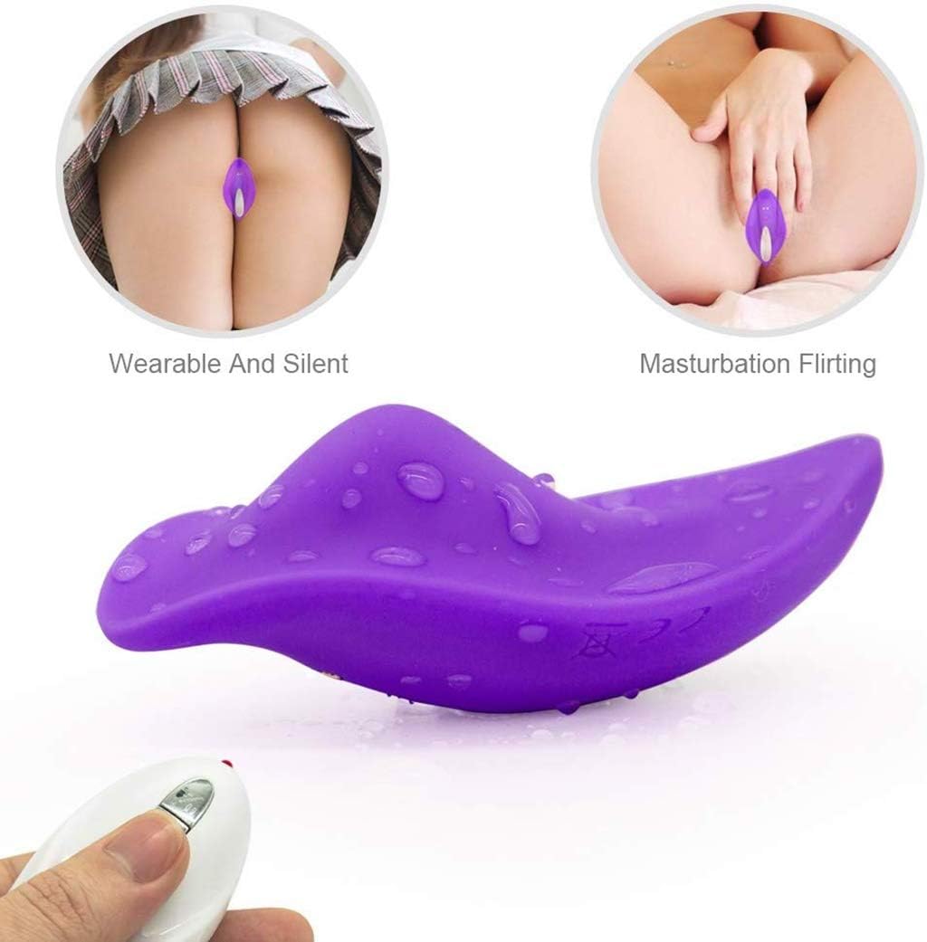 Wireless Remote Silicone Famale Panty Powerful Funny Toy - Muti-Speed Quiet Rechargeable Waterproof Portable Wearable Vibe Plug