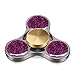 TOOBOM Metal Buffalo Fidget Spinner Last 3 Minutes, Quality Bearing Quiet Fidget Toy Stress Reducer Hand Spinner Tri Spinner for Kids Children Adult (Crystal Purple)