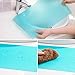 JINDIN 4pcs/lot Kitchen Refrigerator Shelf Liner Fridge Pads for Keeping Vegetables & Fruits Fresh Anti-fouling Mildew Waterproof Antibacterial Moisture Silicone Mat Washable Placemat Blue