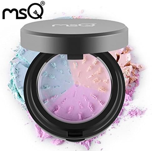 Loose Powder, UTONG MSQ 3 Colors Loose Powder Mineral Powder With Puff Minerals Matte tools Makeup (Multicolor)