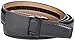 Marino Men’s Genuine Leather Ratchet Dress Belt with Linxx Buckle, Enclosed in an Elegant Gift Box - Black Buckle with Black Imprinted Leather - Custom: Up to 44