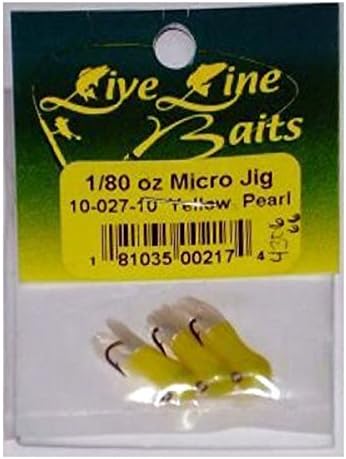 Live Line Baits Micro Jig Fishing Equipment (3 Pack)