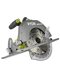 Ryobi P508 One + 18V Iones de litio sin cable Sin escobillas 7 1 4 3,800 RPM Sierra circular con hoja incluida (batería no incluida, solo herramienta eléctrica)