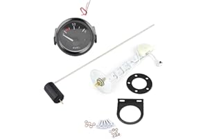 Universal Car Fuel Level Gauge LED Digital E1/2F Range Meter with Fuel Sensor Meter Fuel Sensor Sender Unit Kit 52mm
