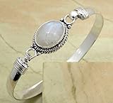 9.00Ctw Genuine Gemstone 925 Sterling Silver Overlay Handmade Fashion Cuff Bangle Jewelry