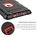 iPad Mini, Mini 2, Mini 3 Case, Elegant Choise iPad Case with Stand, Shockproof/High Impact Resistant Hybrid Three Layer Defender Protective Cover Case for iPad Mini 1/2/3 (Black+Red)