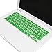 TOP CASE - Keyboard Silicone Skin Cover Compatible with Apple MacBook 13 13.3 (1st Generation/A1181) with TOP CASE Mouse Pad - Green