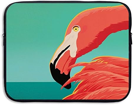 Flamingo Laptop Sleeve Bag Water-resistant Neoprene Notebook Computer Case Carrying Bag