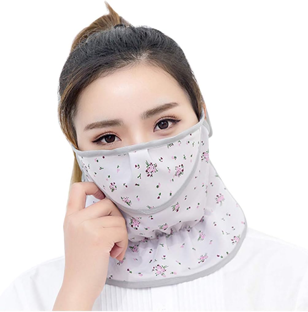 Cotton Mouth Masks Sun Mask Face Scarf Mouth Cover Dust UV Protection Breathable Masks Outdoor Mouth Masks for Men Women