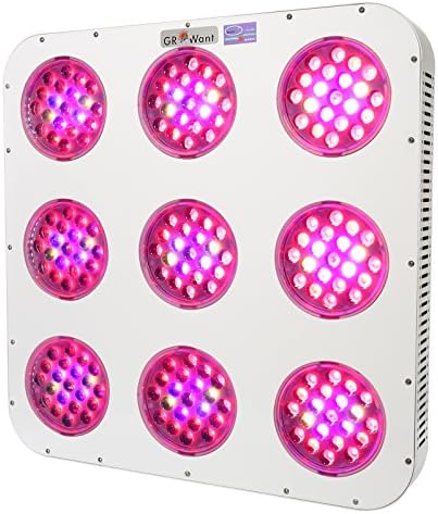 GROWant G2-Lens Series 1350Watt LED Grow Light Full Spectrum Enhanced for Indoor Plants Veg and Flower