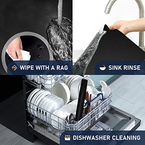 Oven Liners for Bottom of Electric Gas Oven 6 Pack Large Heavy Duty