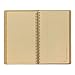 Midori-spiral ring notebook camel blank notebook