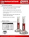 SUNEX TOOLS 1003AJ 3 Ton Aluminum Jack Stands