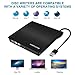 External CD Drive, USB 3.0 External DVD Drive for Laptop/Mac/Macbook, Portable Slim USB DVD Drive External DVD/CD Burner DVD/CD Player - High Speed Data Transfer for Mac/Windows OS - Plug and Play