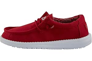 Hey Dude Boy's Wally Youth Multiple Colors | Boy’s Shoes | Boy's Lace Up Loafers | Comfortable & Light-Weight