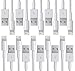 AAAmy 10-Pack Wholesale Lot Replacement Cable USB 8-Pin Charger Lightning Cords 1M for iPhone 5 5s Six 6 6 Plus 6s