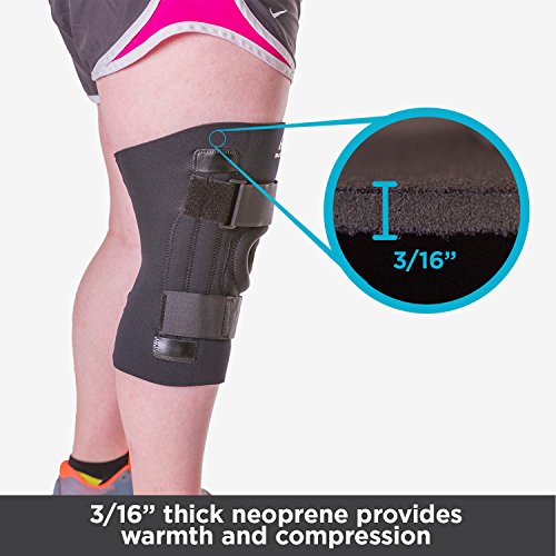 BraceAbility Knee Brace for Large Legs and Bigger People with Wide