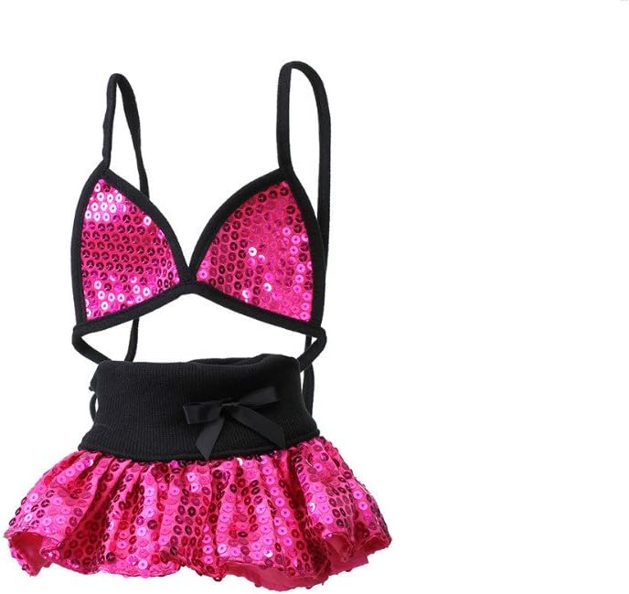 Texay(TM) New develop bikini style dog dress dog summer clothes XXS-XL shining gilter dog sexy dress four colors